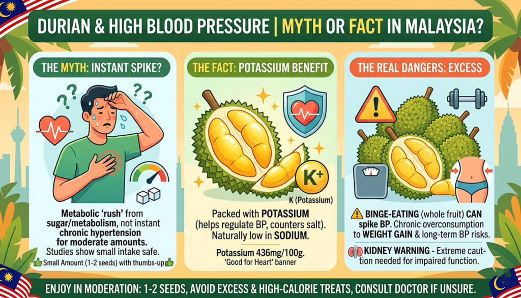 Durian and High Blood Pressure | Myth or Fact in Malaysia